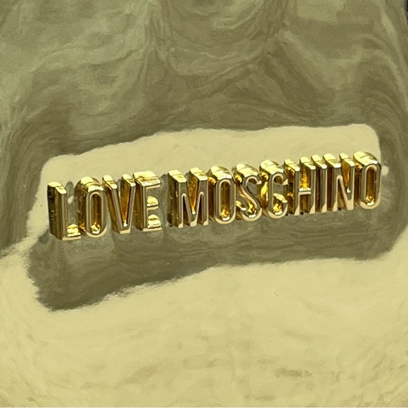 Love Moschino Red Heart Handbag Zipper Purse-Red/Gold-NEW-NWT-Valentine’s Day - Picture 14 of 16